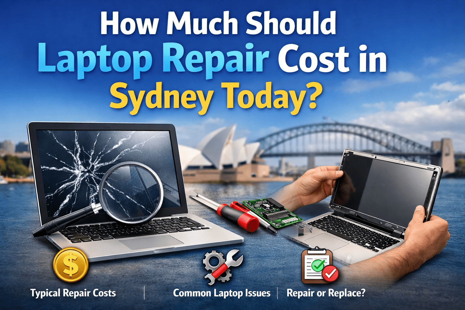 How much does laptop repair cost in sydney